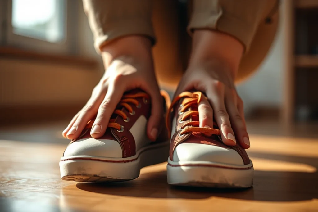 Children In The Shoes